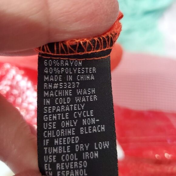 Unique spectrum off shoulder ruffle sleeve top - Picture 2 of 7